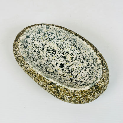 Coconut Spotted Soap Dish - Riverstone