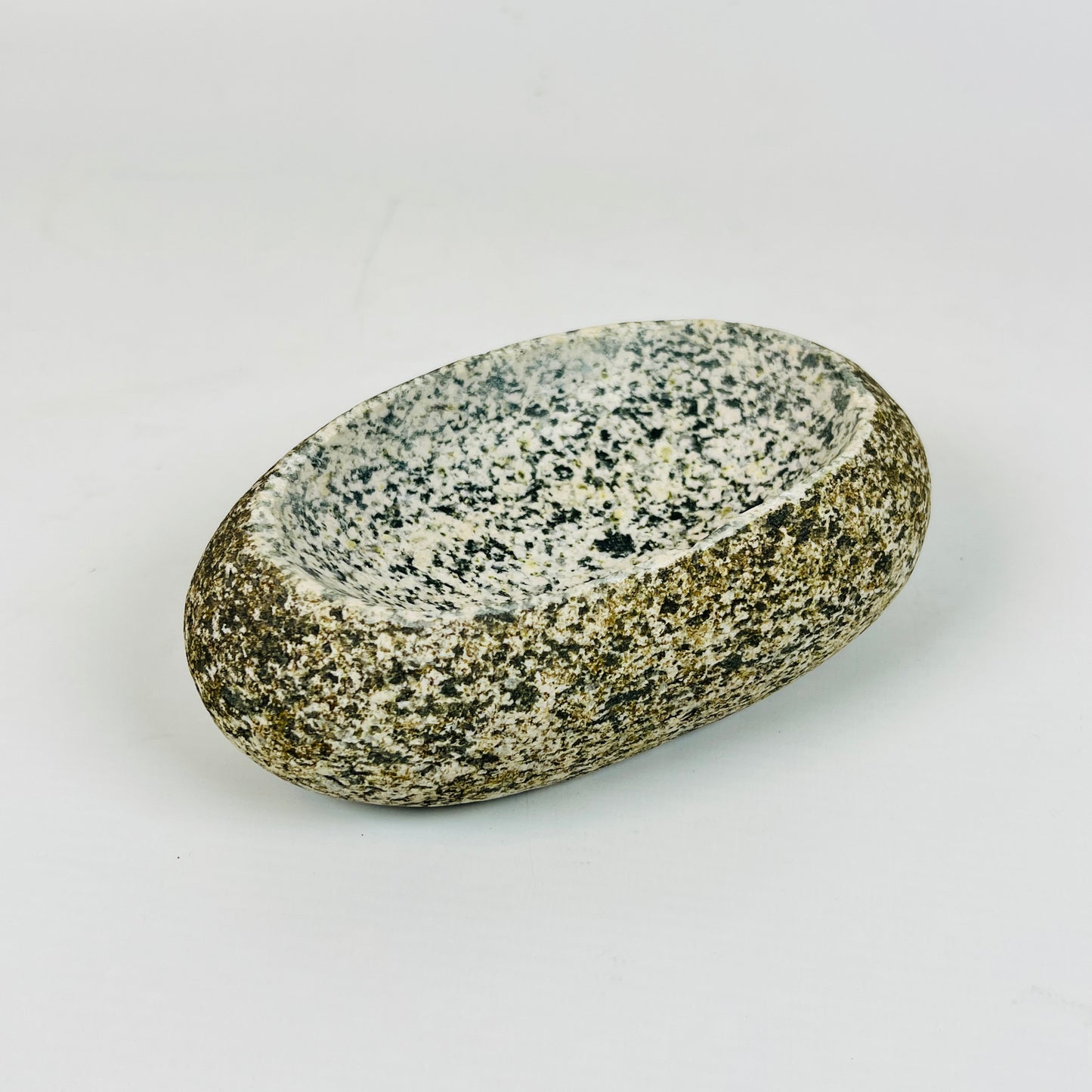 Coconut Spotted Soap Dish - Riverstone