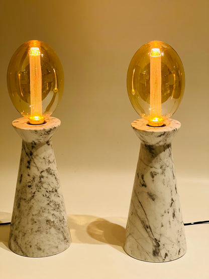 Funnel Table Lamp - Gray