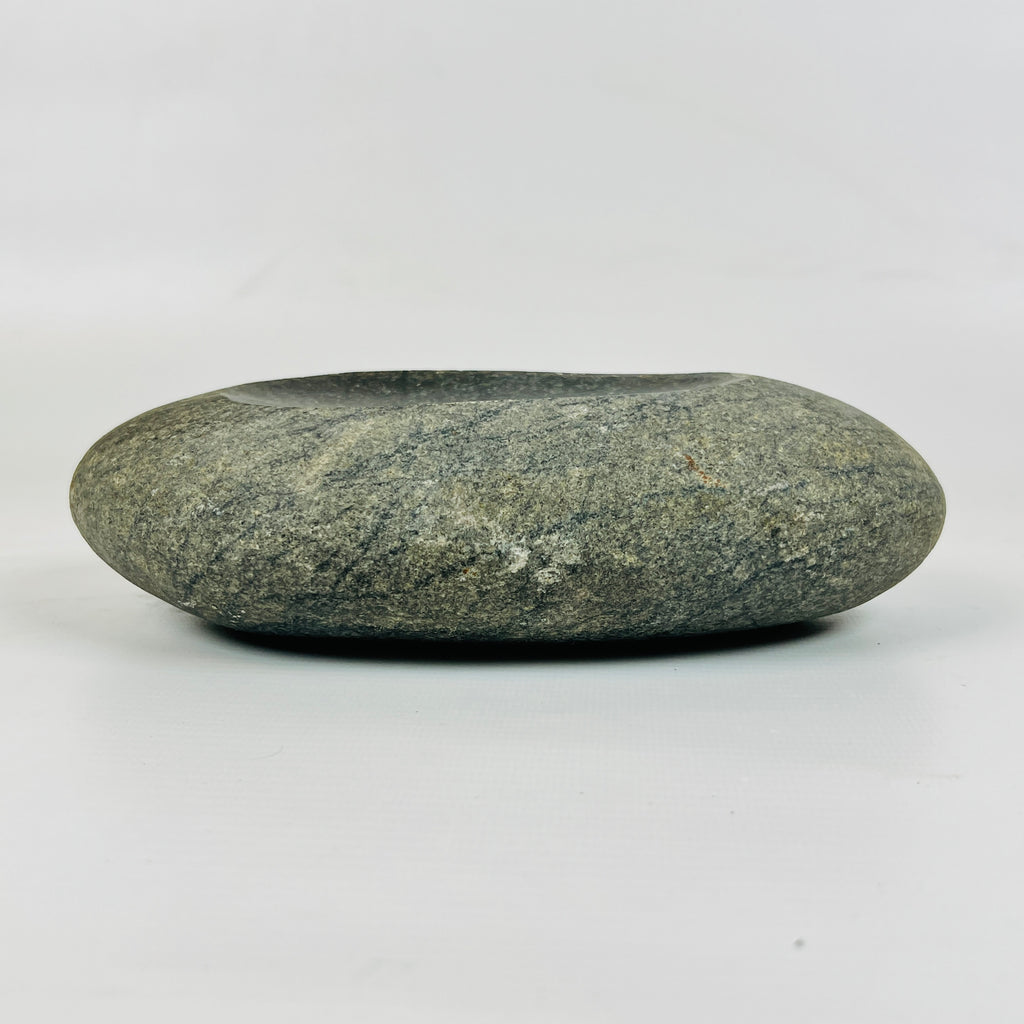 Riverstone Stone Deep Blue Specked Soap Dish