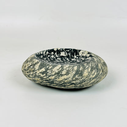 White Splotched Soap Dish - Riverstone