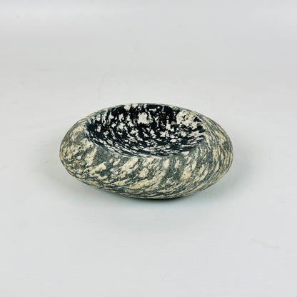 White Splotched Soap Dish - Riverstone
