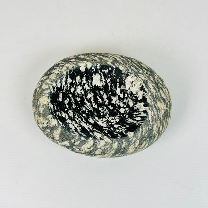 White Splotched Soap Dish - Riverstone