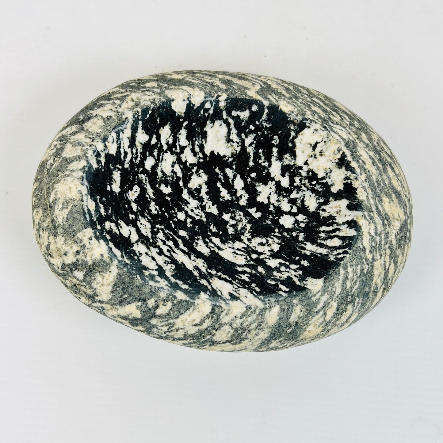 White Splotched Soap Dish - Riverstone