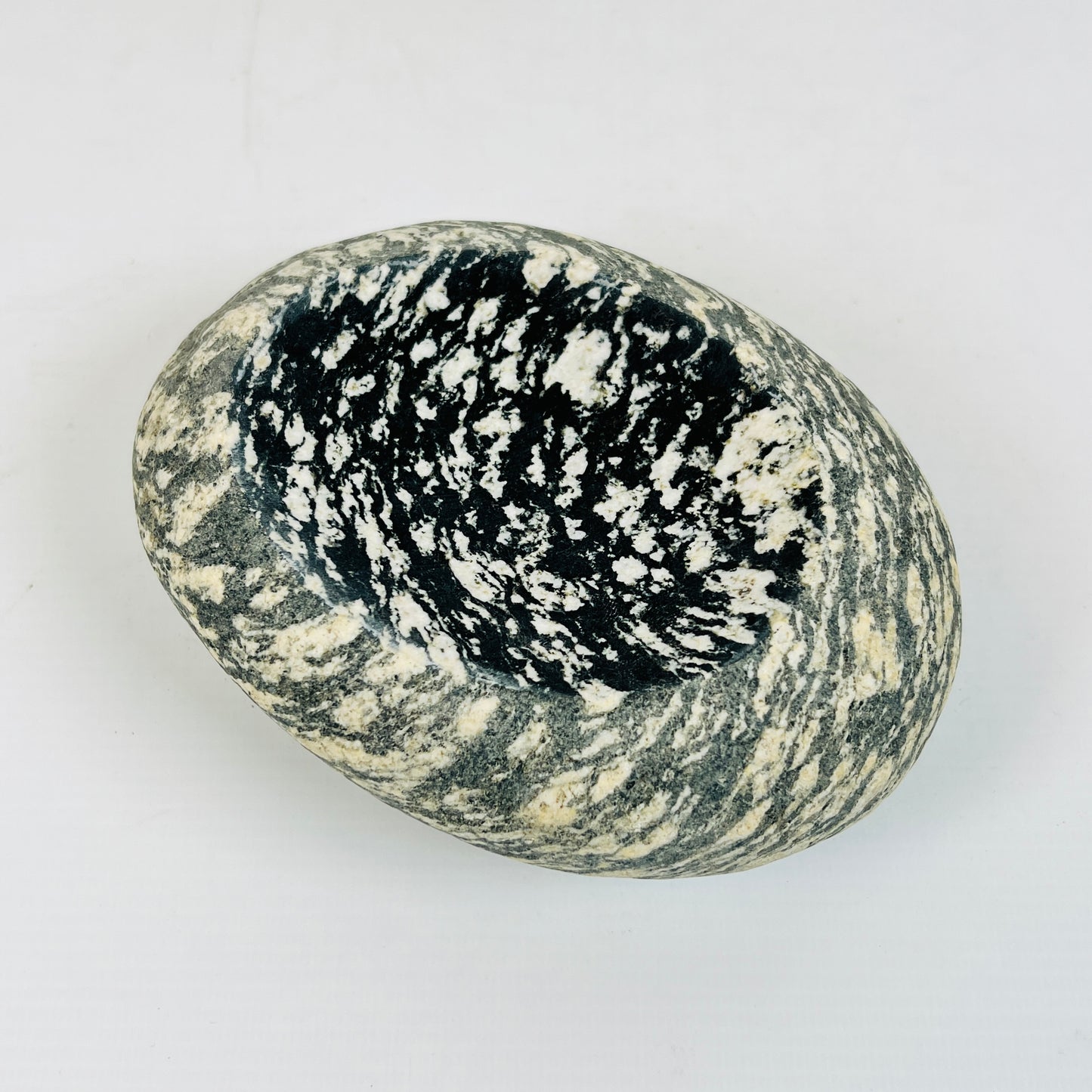 White Splotched Soap Dish - Riverstone