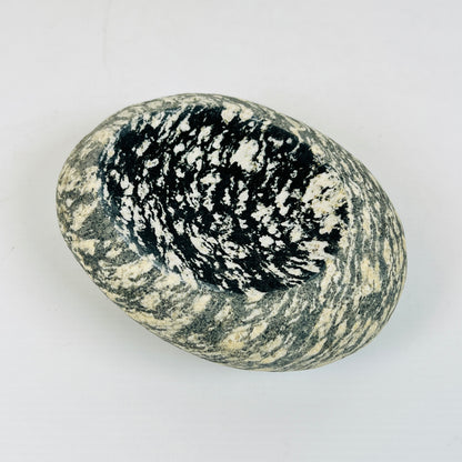 White Splotched Soap Dish - Riverstone