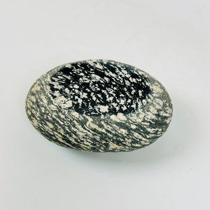 White Splotched Soap Dish - Riverstone