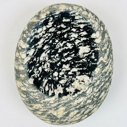 White Splotched Soap Dish - Riverstone