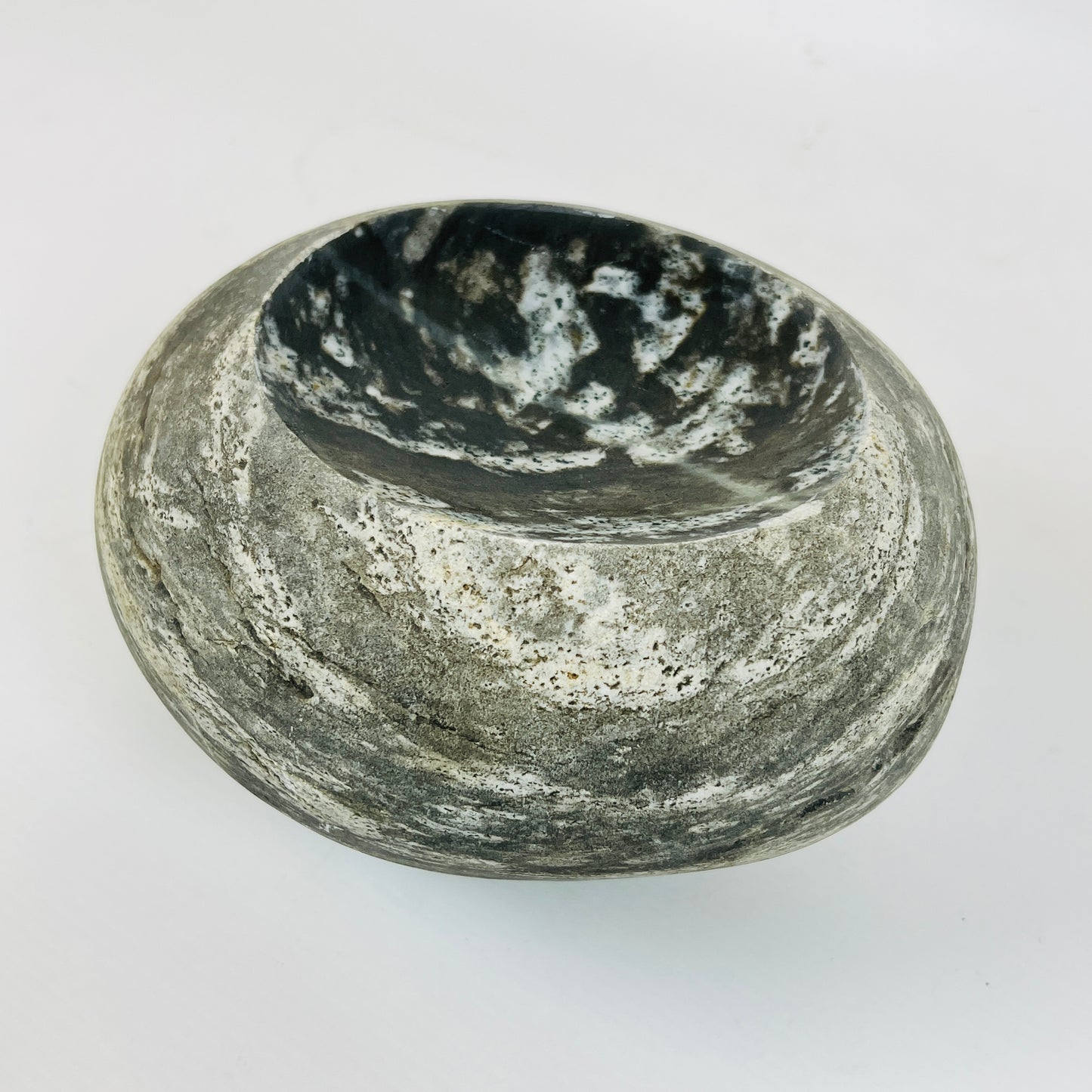 White Splashed Soap Dish - Riverstone