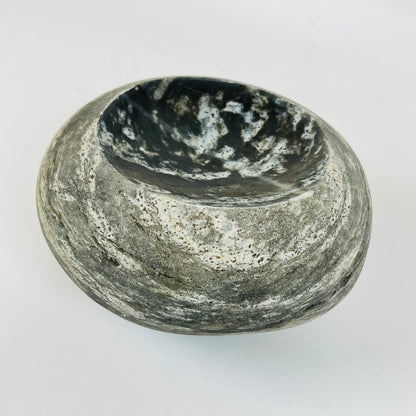 White Splashed Soap Dish - Riverstone