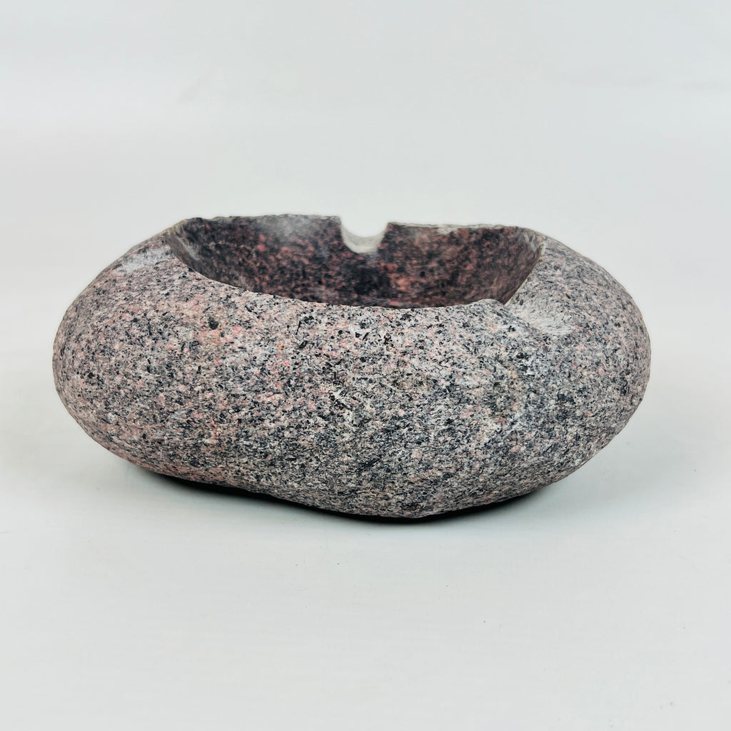 River Stone Scorched Burgundy Ash Tray