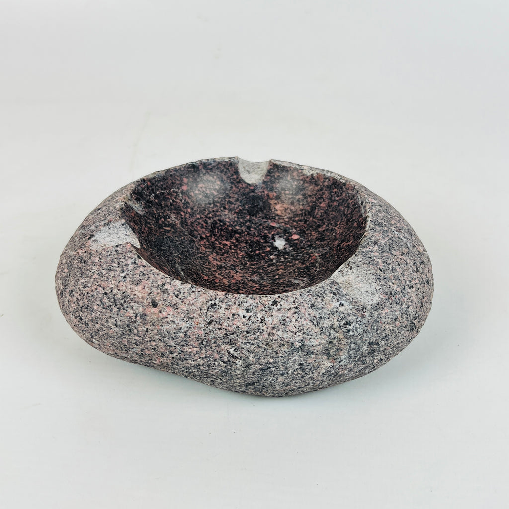 River Stone Scorched Burgundy Ash Tray