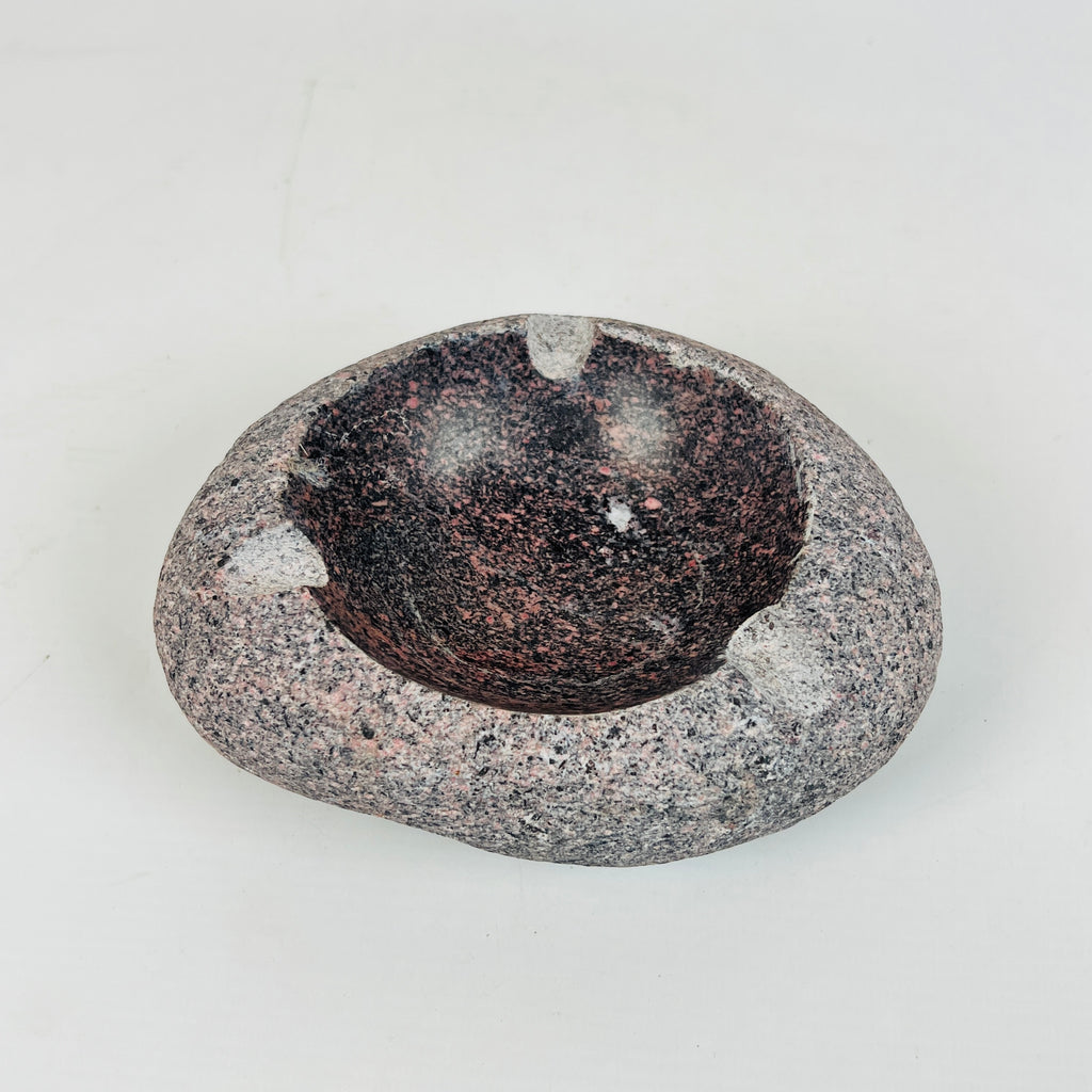 River Stone Scorched Burgundy Ash Tray