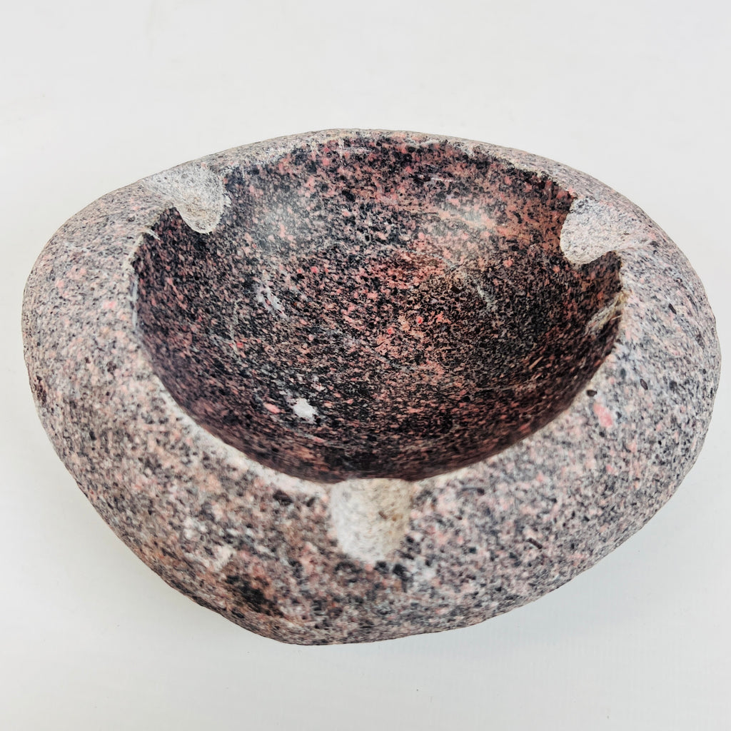 River Stone Scorched Burgundy Ash Tray