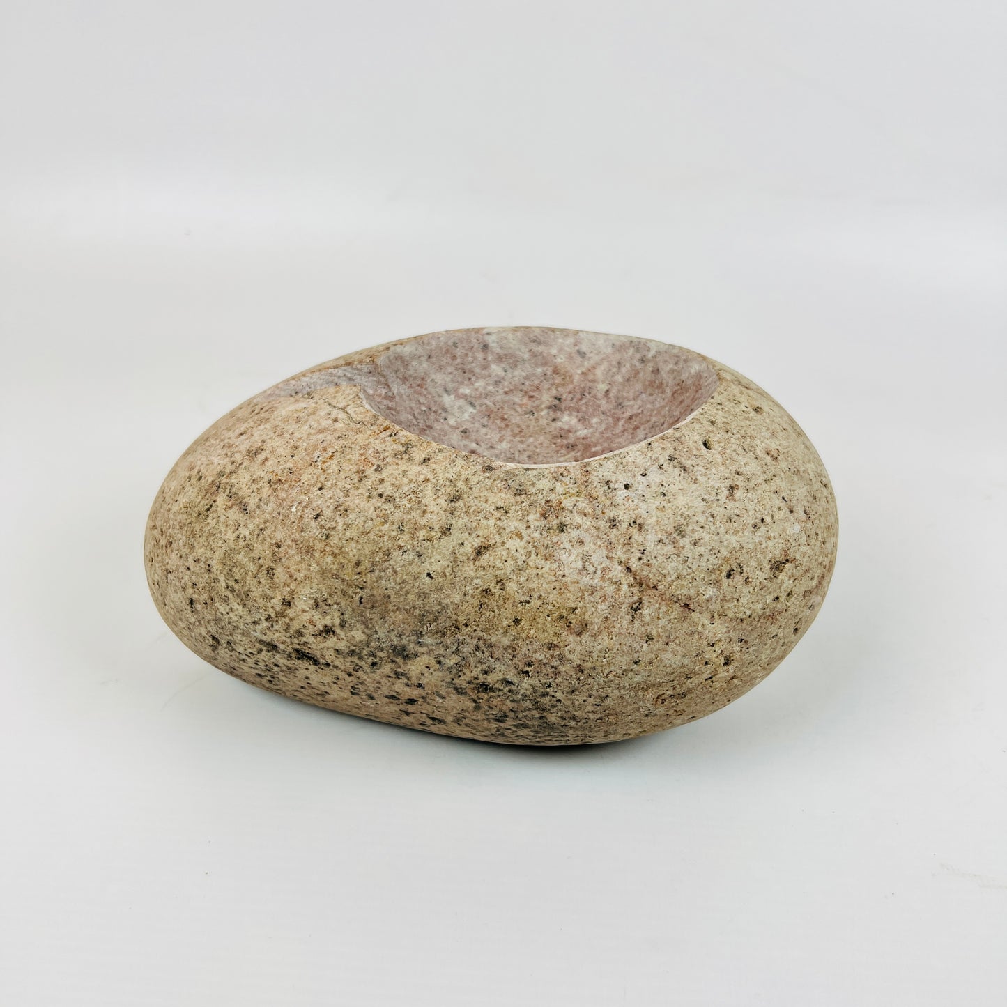 Rose Gold Spotted Ash Tray - River Stone