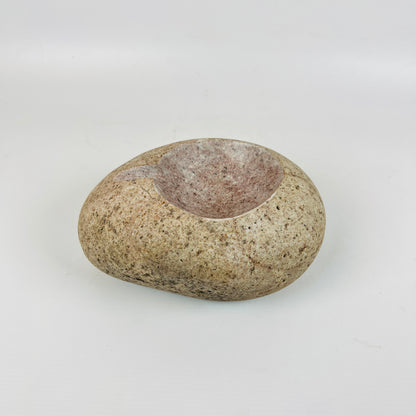 Rose Gold Spotted Ash Tray - River Stone