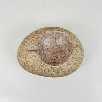 Rose Gold Spotted Ash Tray - River Stone