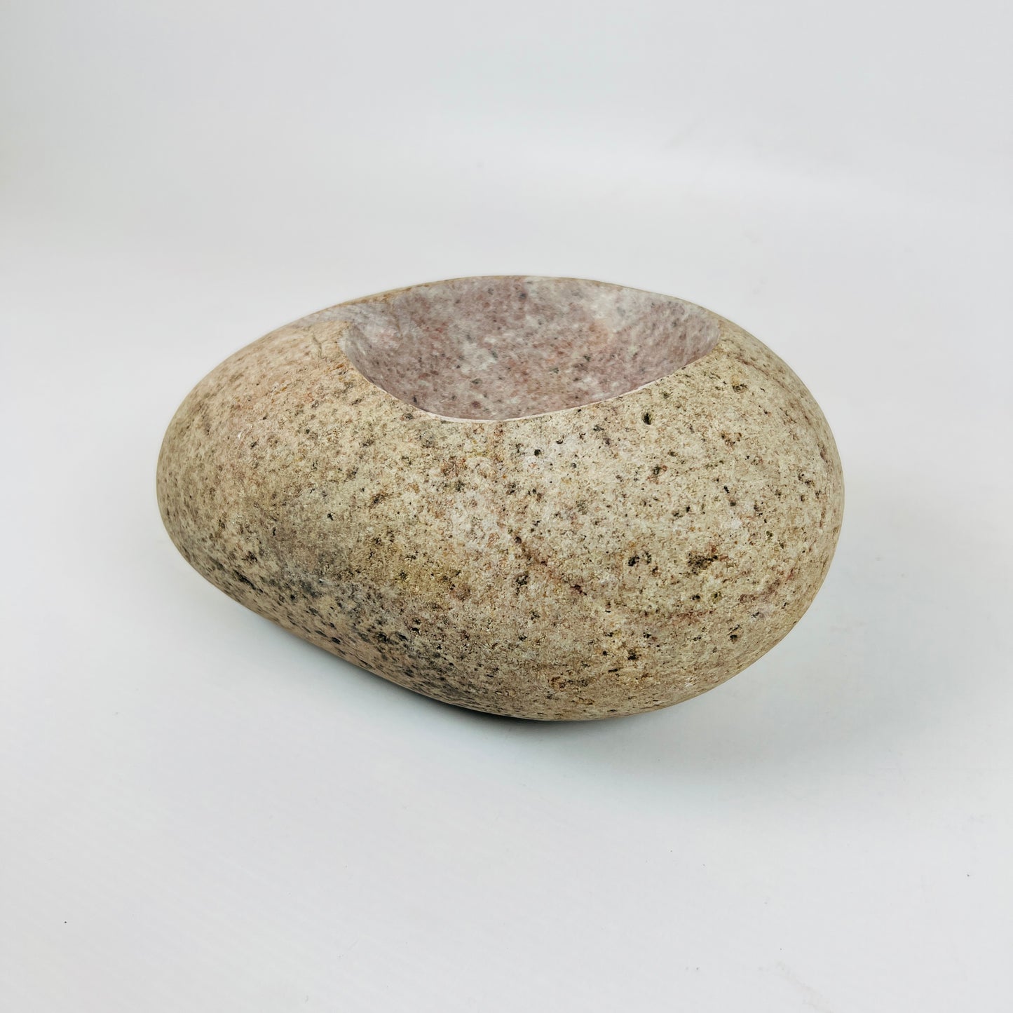 Rose Gold Spotted Ash Tray - River Stone