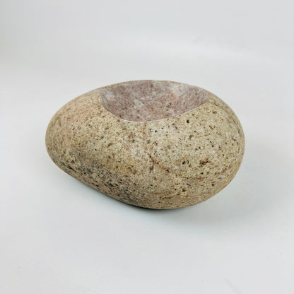 Rose Gold Spotted Ash Tray - River Stone