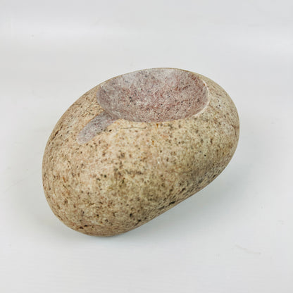 Rose Gold Spotted Ash Tray - River Stone