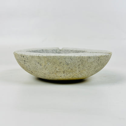 Light Grey Grained Ash Tray - River Stone