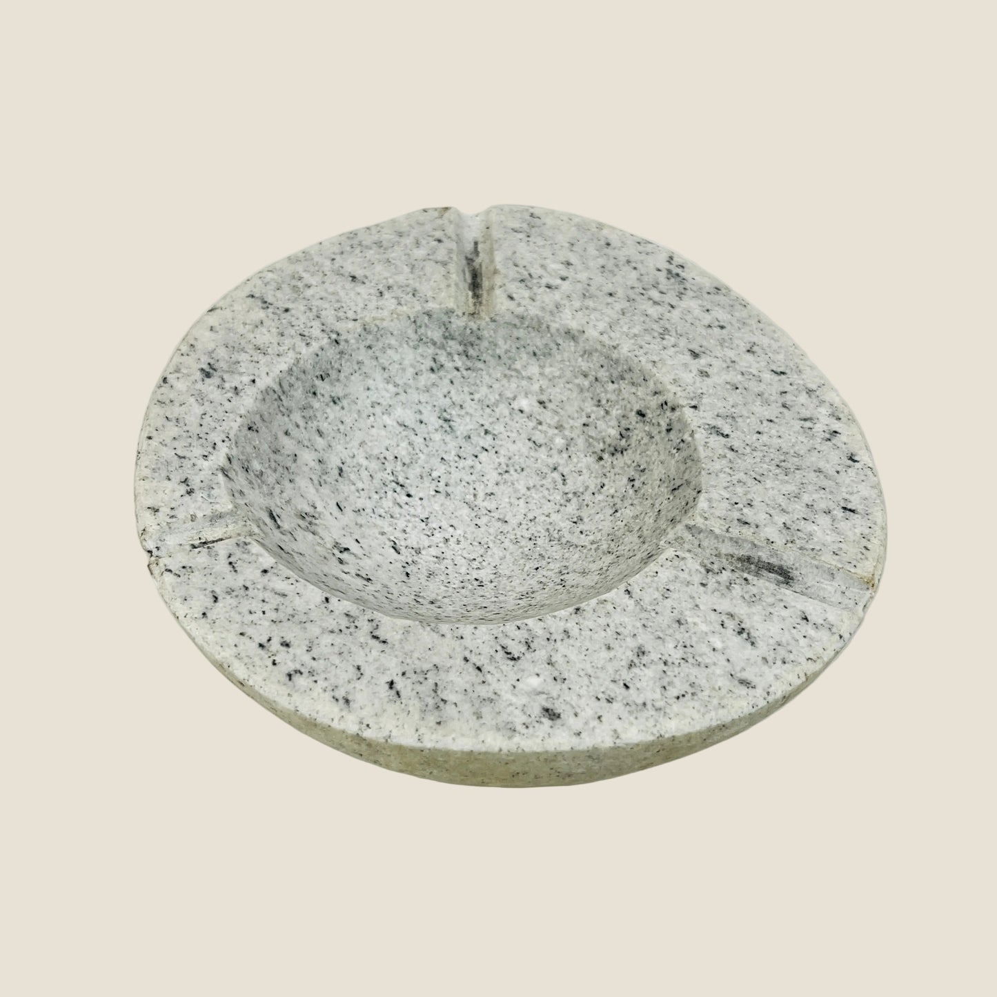 Light Grey Grained Ash Tray - River Stone
