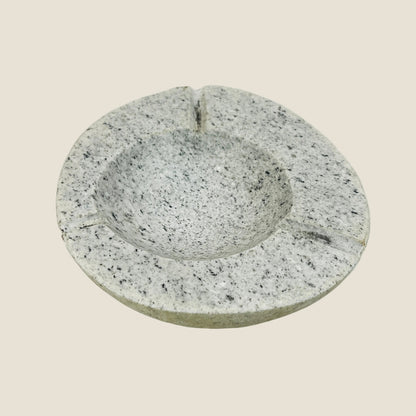 Light Grey Grained Ash Tray - River Stone