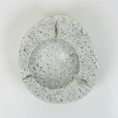 Light Grey Grained Ash Tray - River Stone