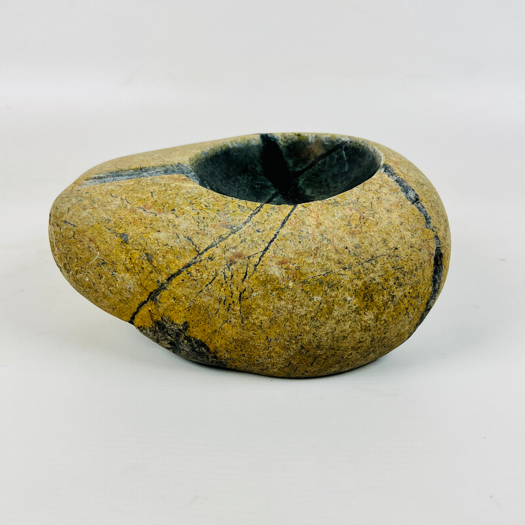 River Stone Deep Green Ash Tray