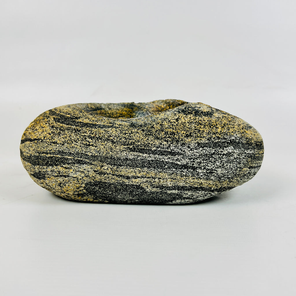 River Stone Mustard Grained Ash Tray