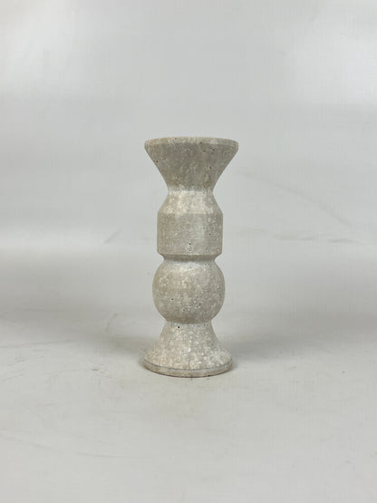 Tiered Candle Stand  - Travertine