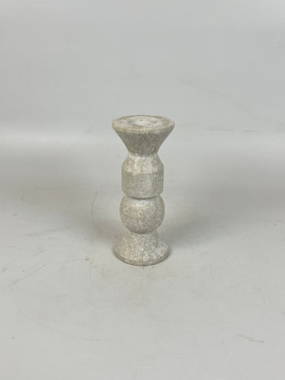 Tiered Candle Stand  - Travertine