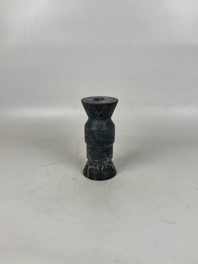 Pawn Marble Black Candle Stand