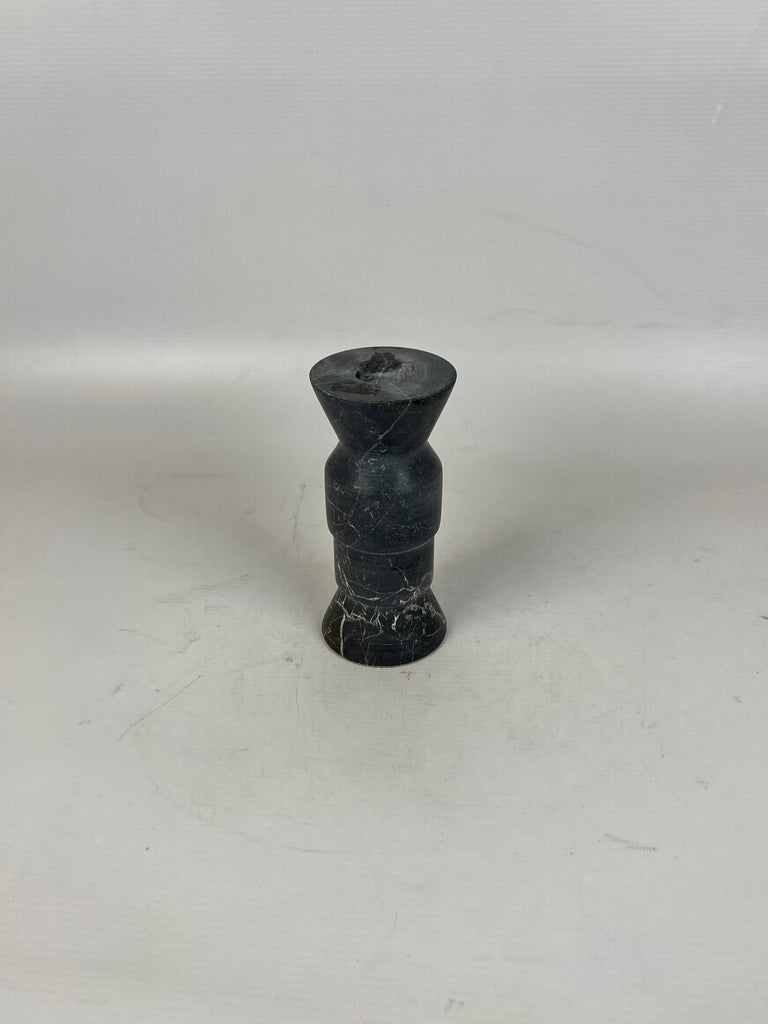 Pawn Marble Black Candle Stand