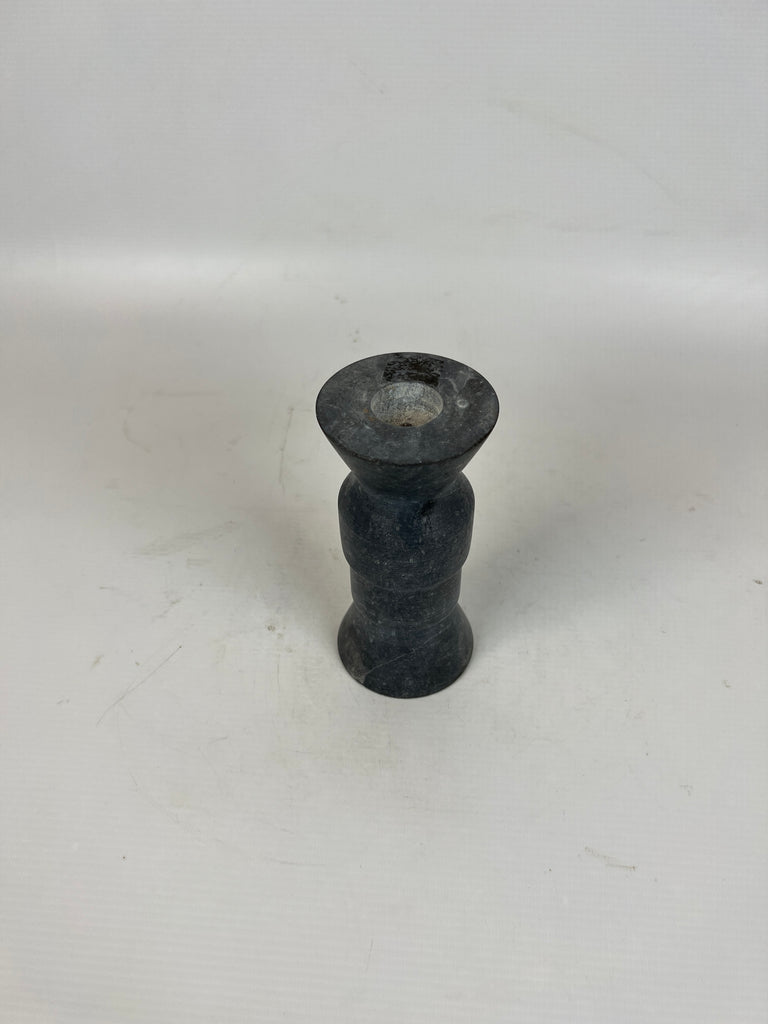 Rook Marble Black Candle Stand