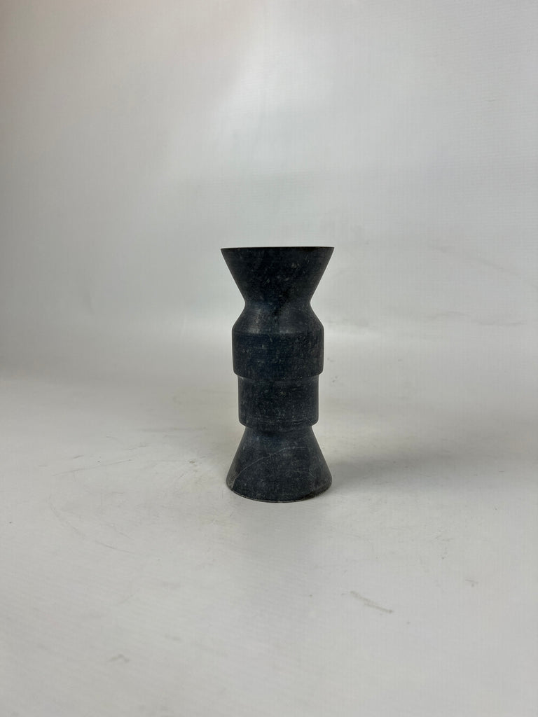 Rook Marble Black Candle Stand