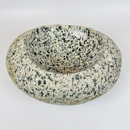 Black Dotted Bowl - Riverstone