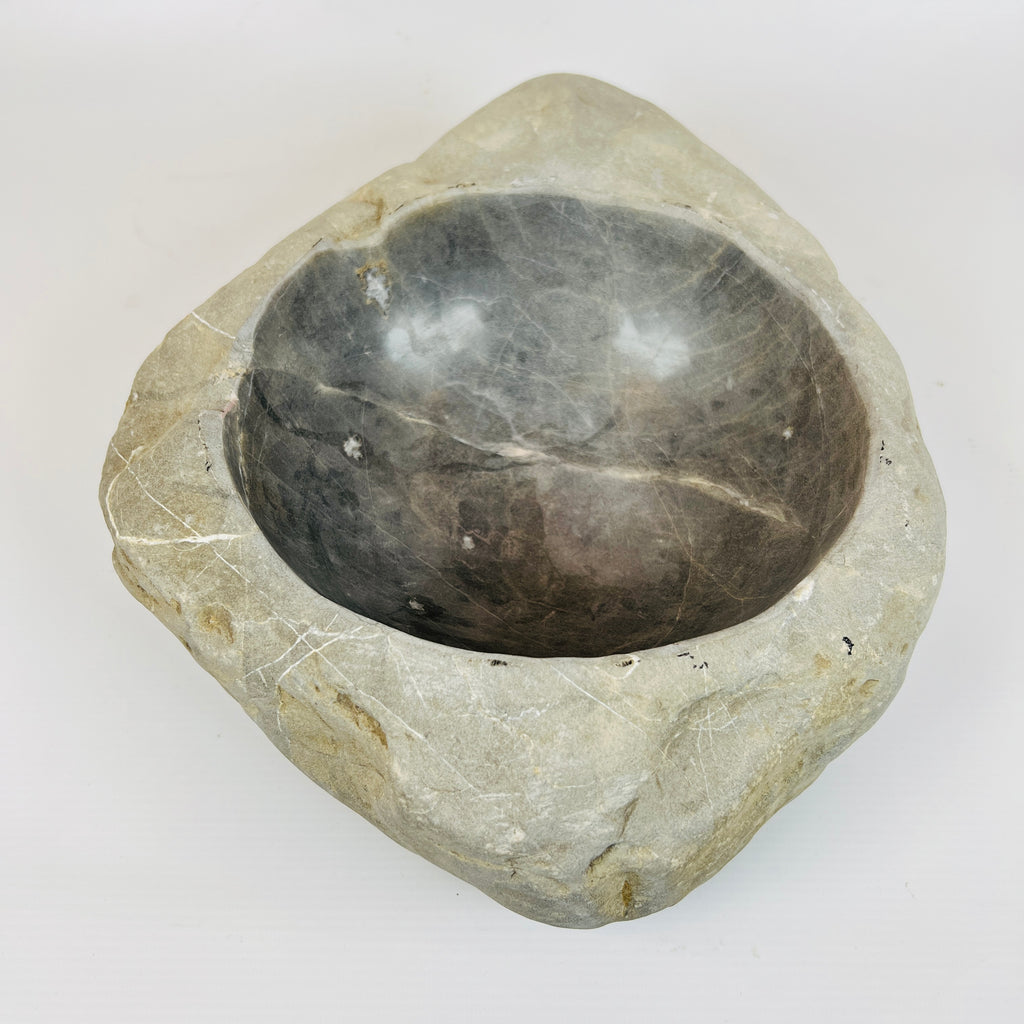 Irregular Deep Grey  Bowl