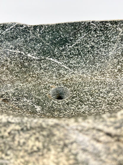 White Lined Sink - River Stone