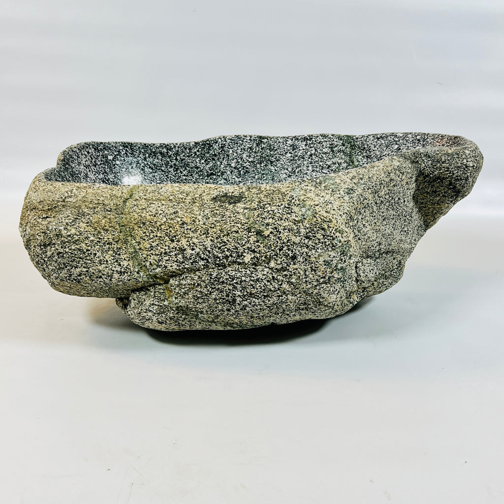 Grey Speckled River Stone Sink