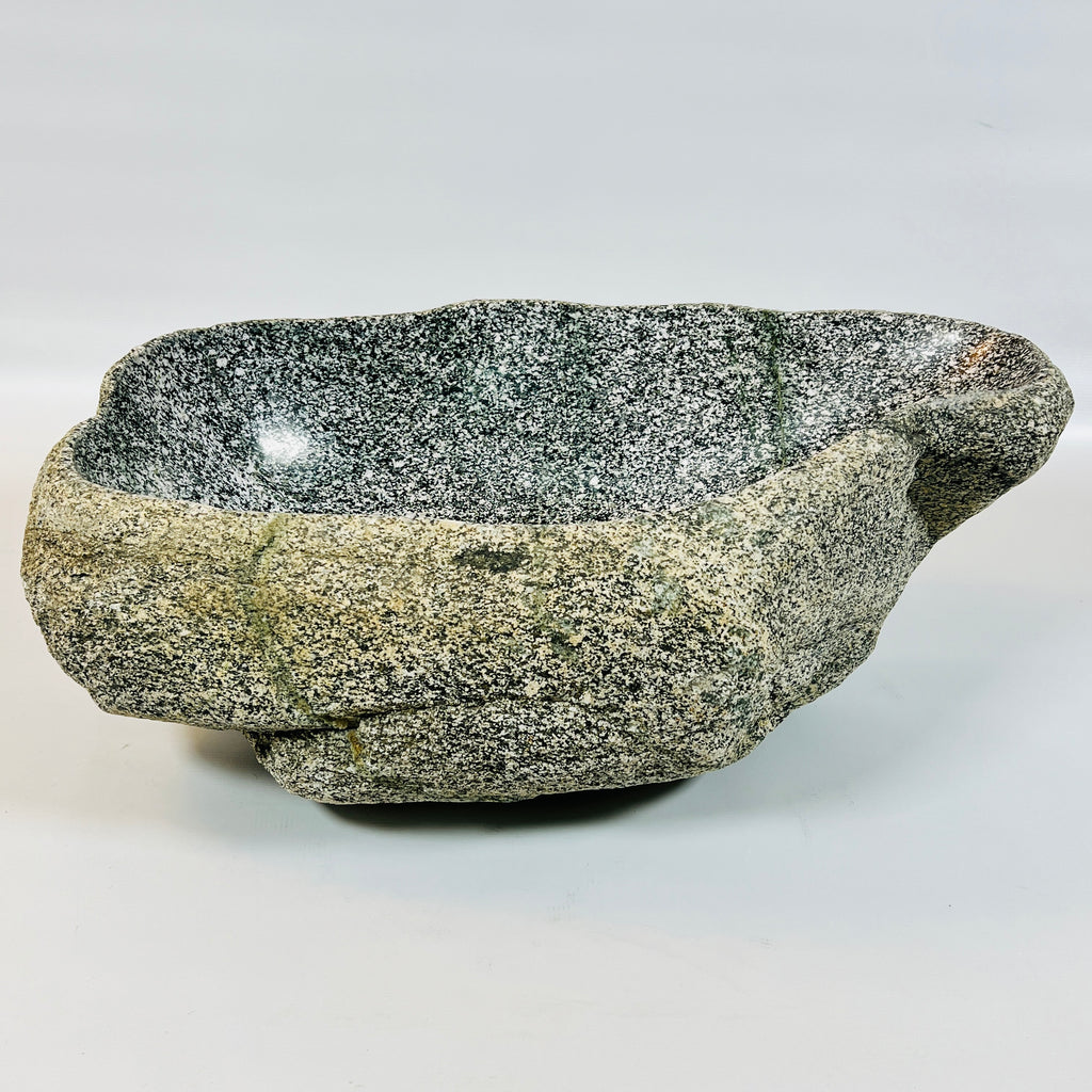 Grey Speckled River Stone Sink