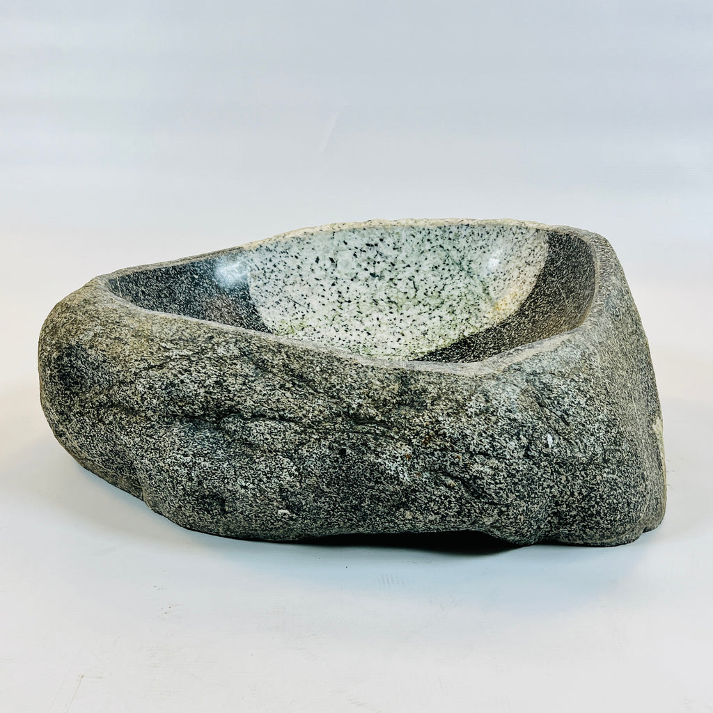 Grey Dipped River Stone Sink