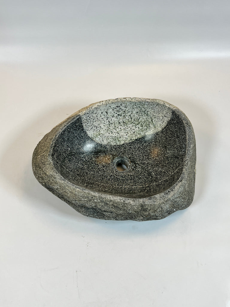 Grey Dipped River Stone Sink