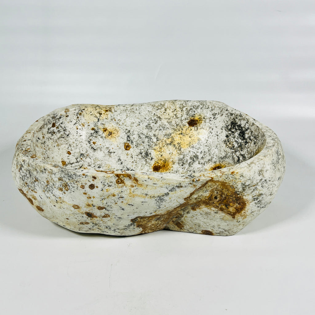 Honey Spotted River Stone Sink