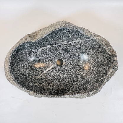 Salt And Pepper Lined Sink - River Stone