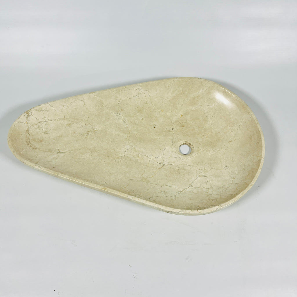 Tear Drop Sand Marble Sink