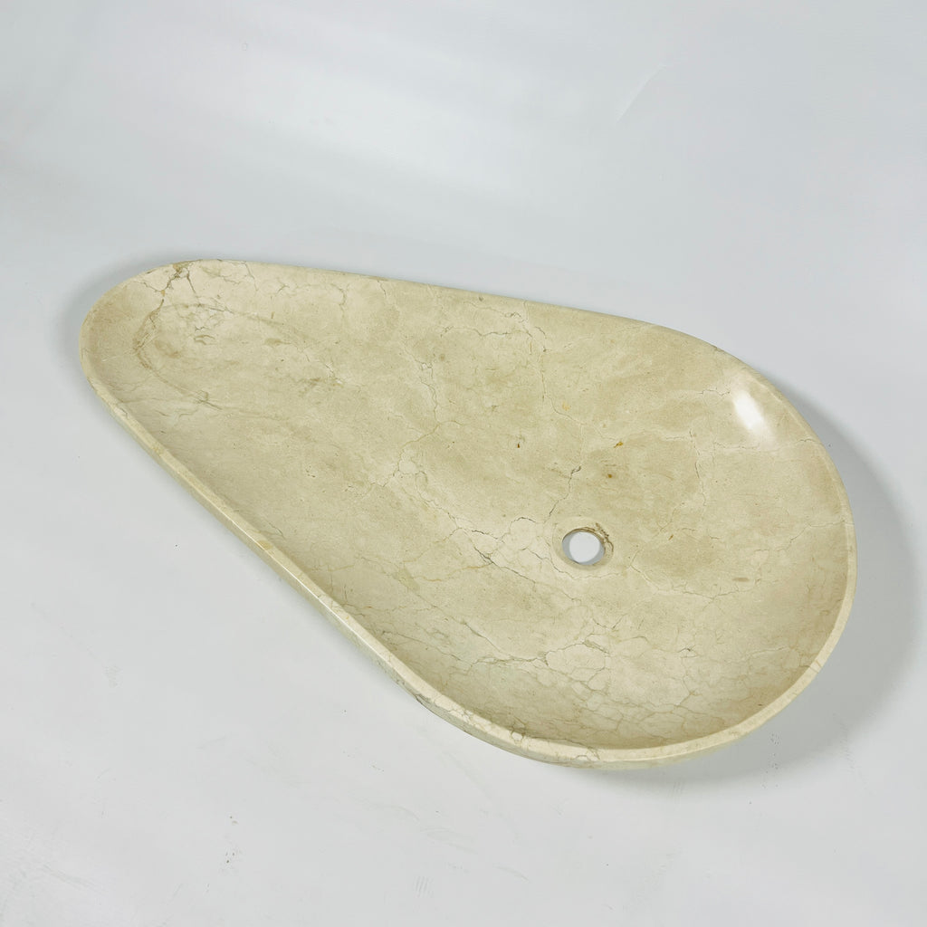 Tear Drop Sand Marble Sink