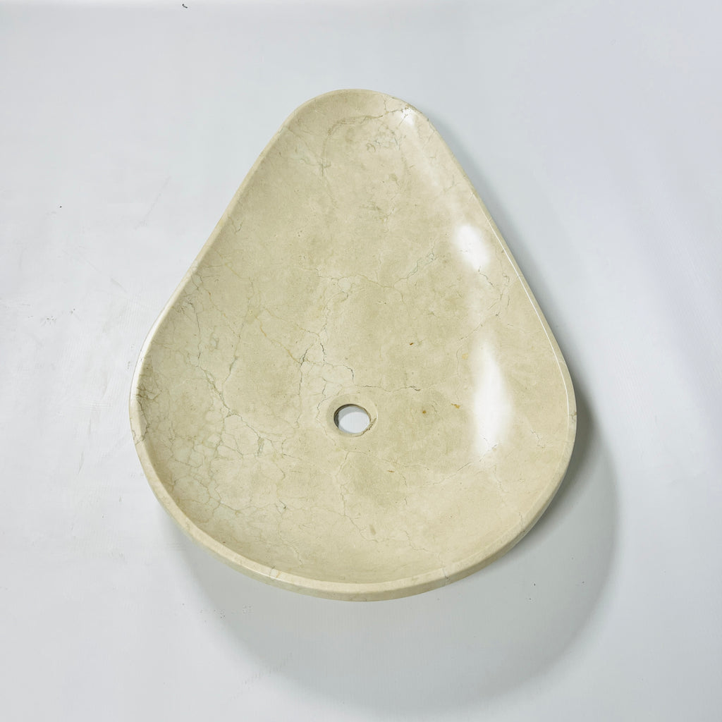 Tear Drop Sand Marble Sink