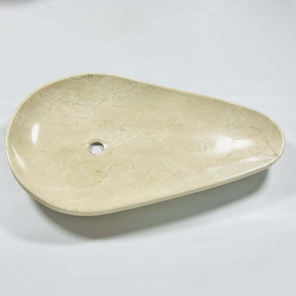 Tear Drop Sand Marble Sink