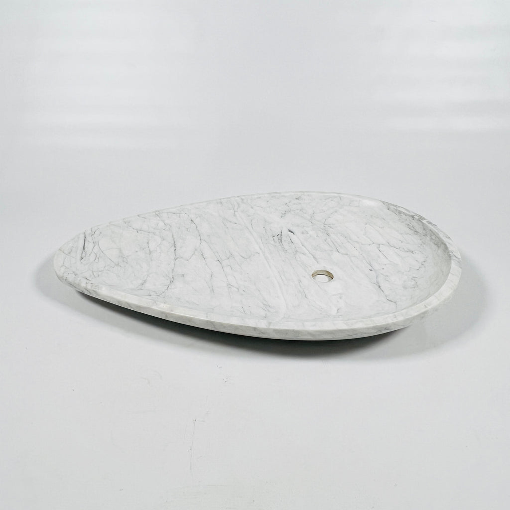 Drop Grey Grazed Marble Sink